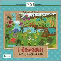 I dinosauri. Puzzle gigante. Con libro