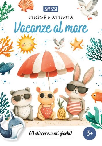 Vacanze al mare. Sticker e attivit&agrave;