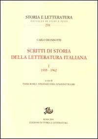Scritti di storia della letteratura italiana