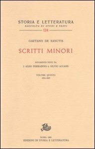 Scritti minori