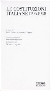 Le costituzioni italiane (1796-1948)