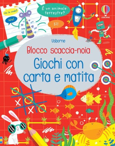 Giochi con carta e matita. Blocco scaccia-noia