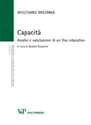 Capacit&agrave; - Analisi e valutazione di un fine educativo