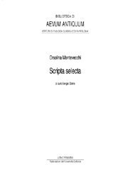 Scripta selecta