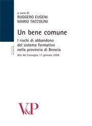 Un bene comune - I rischi di abbandono del sistema formativo nella provincia di Brescia<BR>Atti del Convegno, 17 gennaio 2008