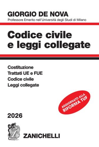 Codice civile e leggi collegate 2025