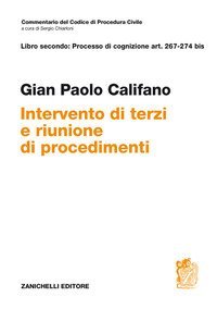 Libro secondo: Processo di cognizione Art. 267-274 bis. Intervento di terzi e riunione di procedimenti